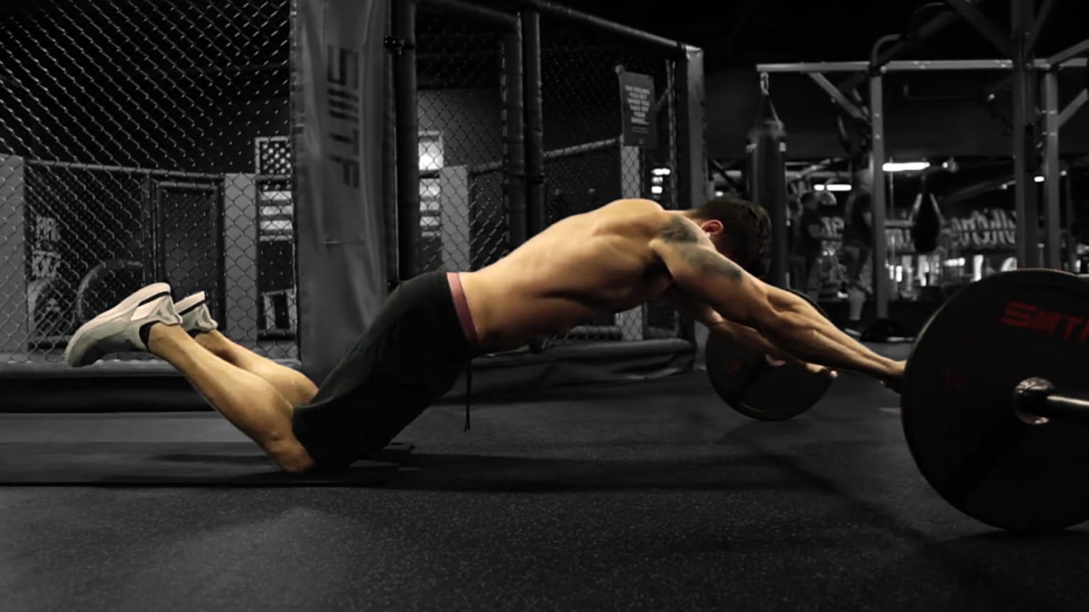 Barbell Ab Rollout Exercise SuperHuman Fitness