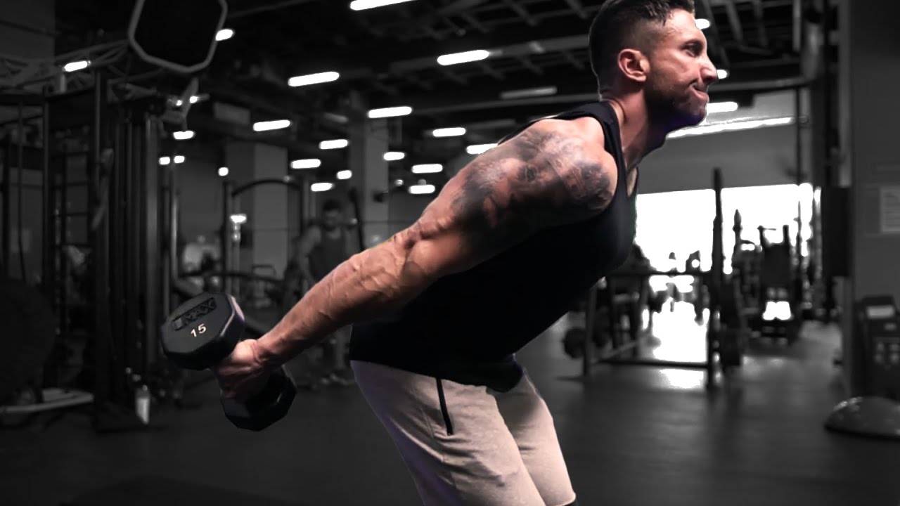 Dumbbell Kickback Exercise for Bigger Triceps - SuperHuman Fitness