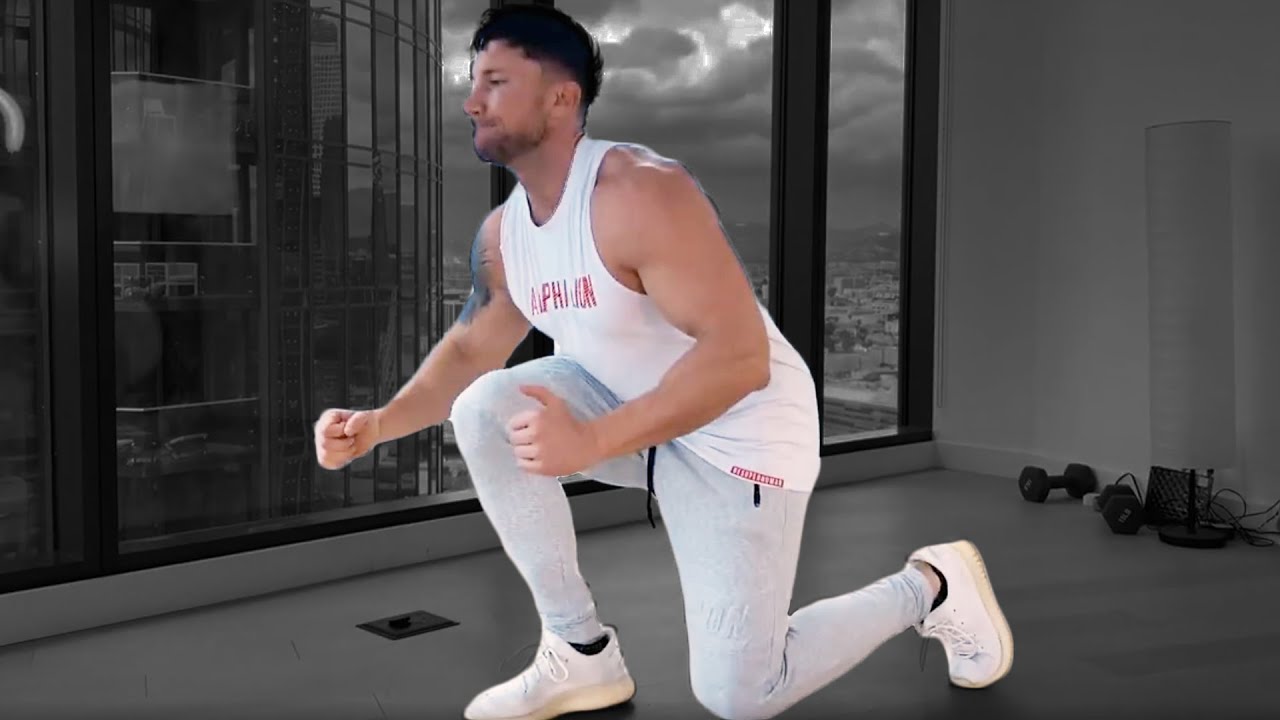 Jumping Lunges [No Equipment Exercise] SuperHuman Fitness