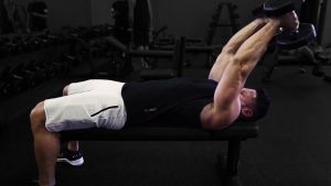 Lying Tricep Extensions