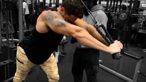 Troy Overhead Rope Tricep Extension tension